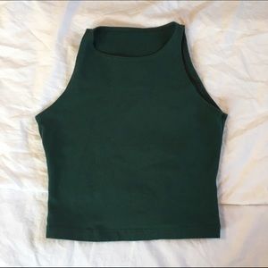 American Apparel Cotton Spandex Jersey Crop Tank