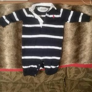 Ralph Lauren baby onsie. Size 3 M.