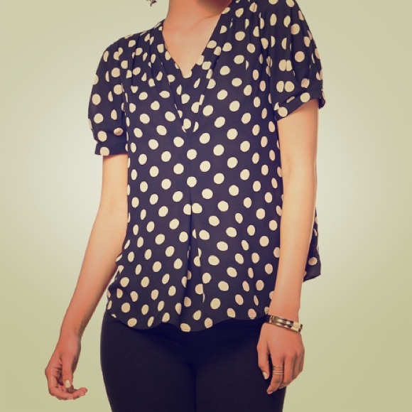 Charming Charlie Tops - 🎉Final Price Reduction 🎉Adorable Polka Dot top