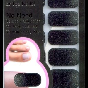 Galaxy Black Silver Nail Wraps Stickers Decals