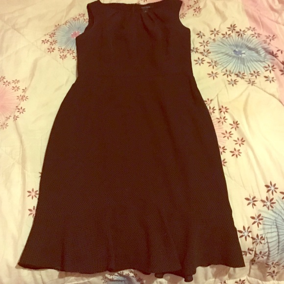 Black dress with flared bottom