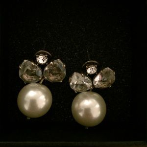 J. Crew pearl jeweled earrings