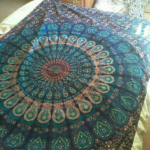 *SOLD* 56x86 mandala tapestry
