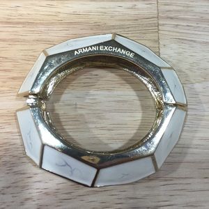 Gold Armani Exchange bracelet