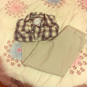 BUDLE blouse with slacks