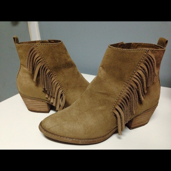 American Eagle Fringe Booties
