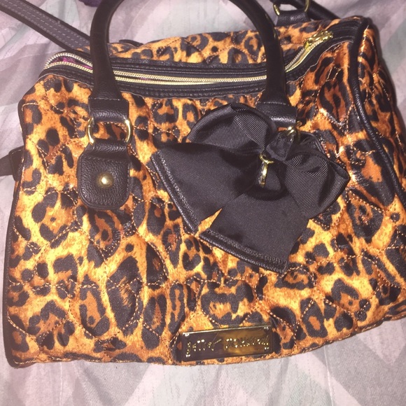 Cheetah print Betsy Johnson bag