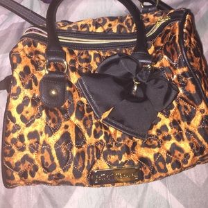 Cheetah print Betsy Johnson bag