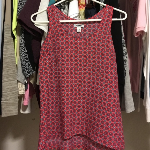 Patterned Red tank - Picture 1 of 3