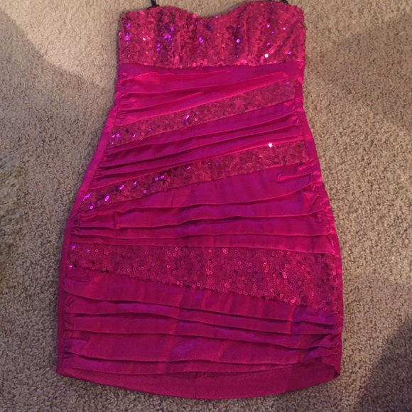 Pink formal dress