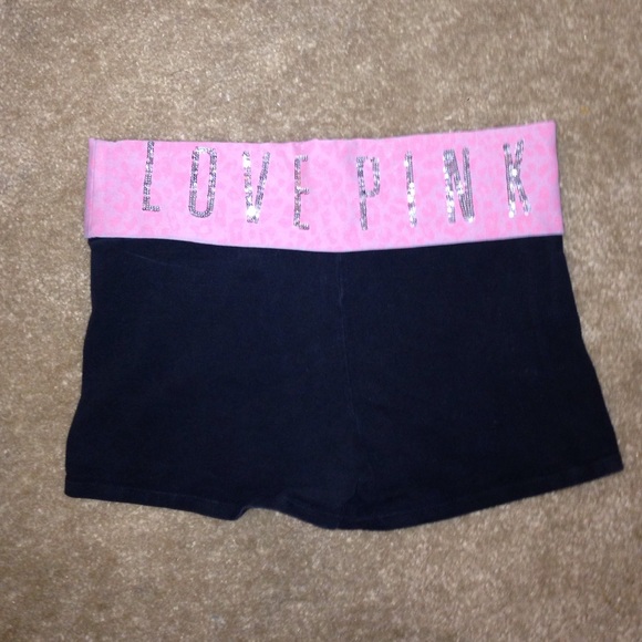 Medium Victoria Secret Pink Cheetah Yoga Shorts