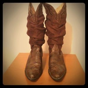 Slouchy Cowboy Boots