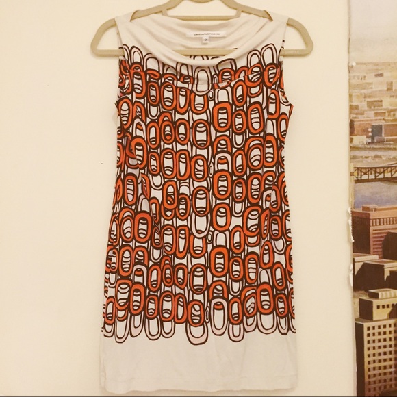DVF Jersey Sheath Dress Size 2