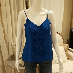 Forever 21 Blue silk tank
