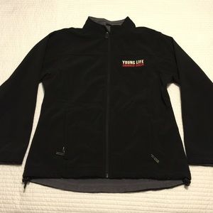 Black Young Life Soft Shell Jacket