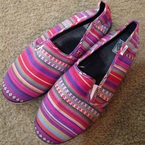 Slip on tribal vans