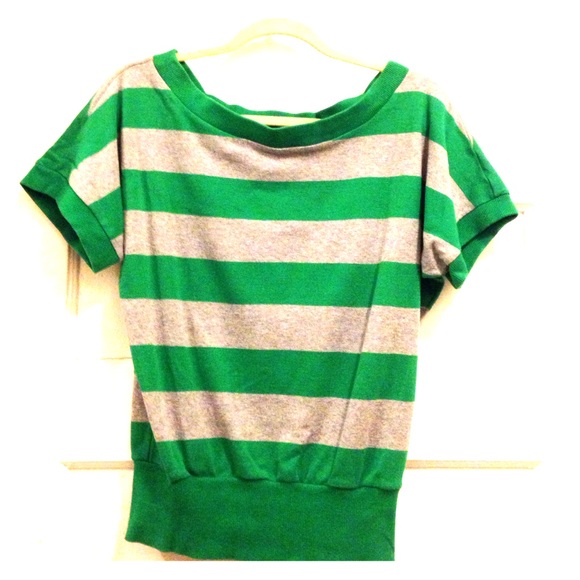 ☘MNG Jeans 100% Cotton Striped Sweater/Sweatshirt