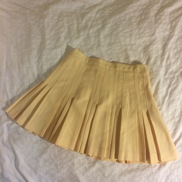 pleated tennis skirt
