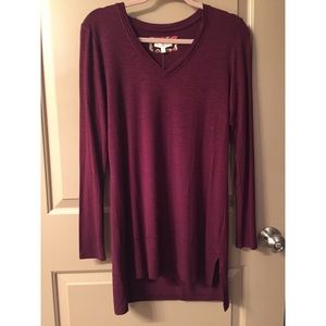 NWT Anthropologie maroon/burgundy top