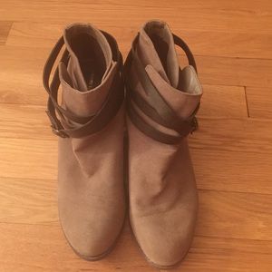 Brown booties