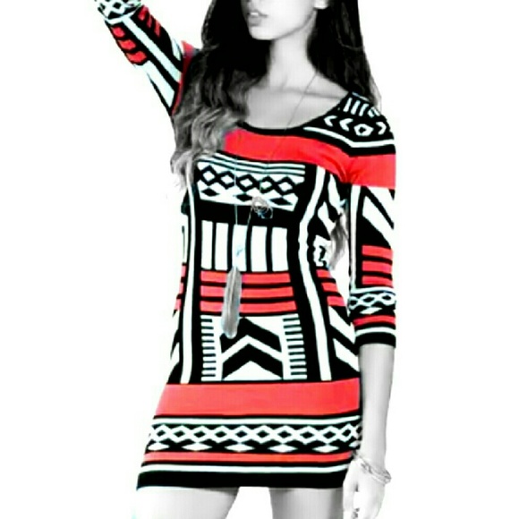 Aztec Sweater dress