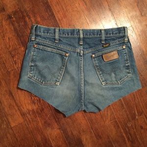 Wrangler high waisted shorts
