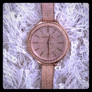 Michael Kors Rose Gold Diamond watch