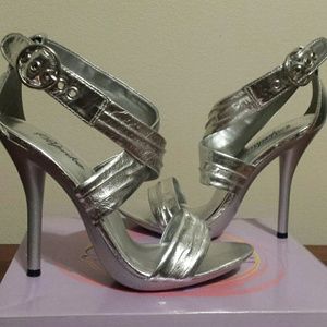 SALE SILVER SHOES BRAND NEW