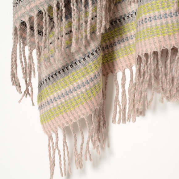 Amazing Free People Blanket Poncho - Picture 3 of 4