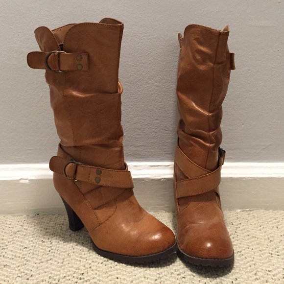 Tan boots