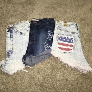 High waisted shorts! (Price is for all 3)