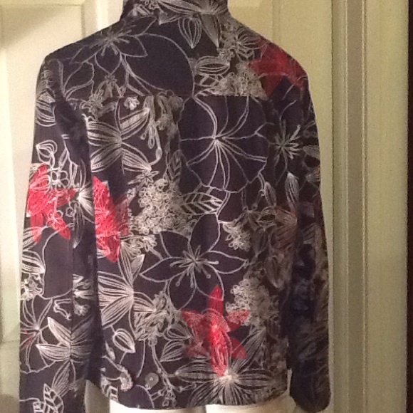 Multiples Black/Red/White Jacket - Picture 4 of 4