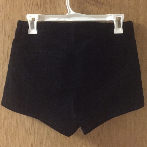 F21 Black corduroy shorts - Picture 2 of 3