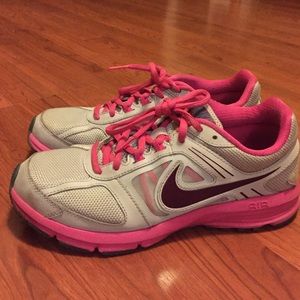 Nike grey and pink sneakers