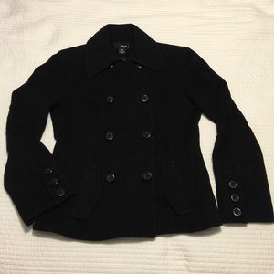 Black Women's Pea Coat