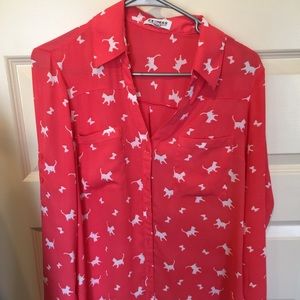 EXPRESS Portofino Blouse sz. Medium