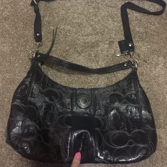 Guaranteed Authentic Coach Black Crossbody Handbag