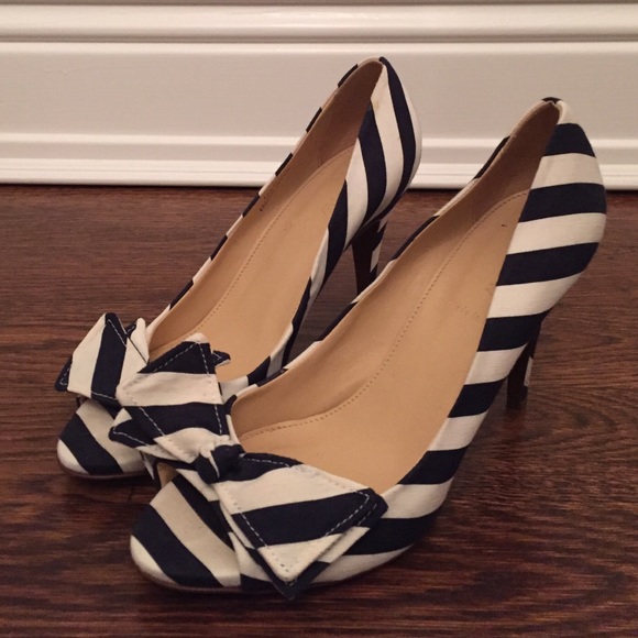 J.Crew Factory Isabelle Printed Bow Pumps