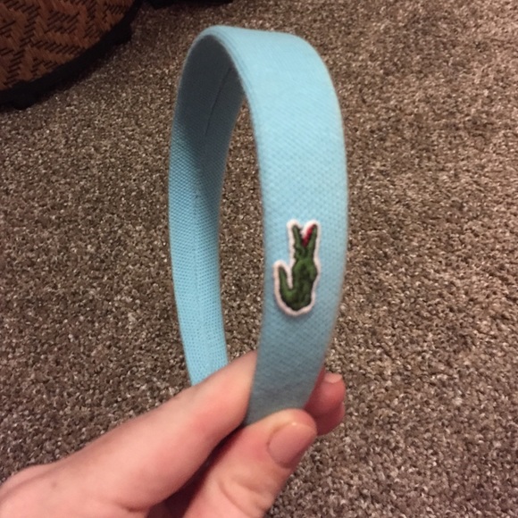 Lacoste blue headband
