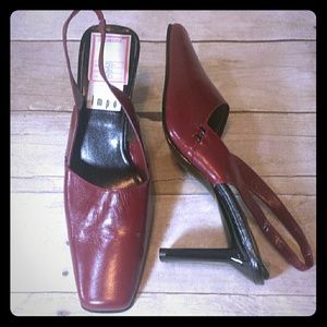 Impo Red Slingbacks Heels