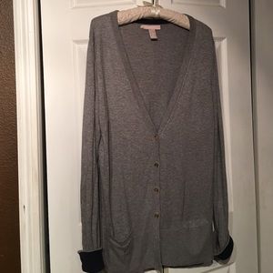 Grey boyfriend sweater