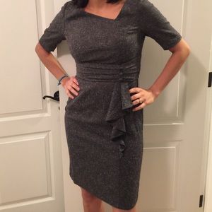 White House Black Market Gray dress