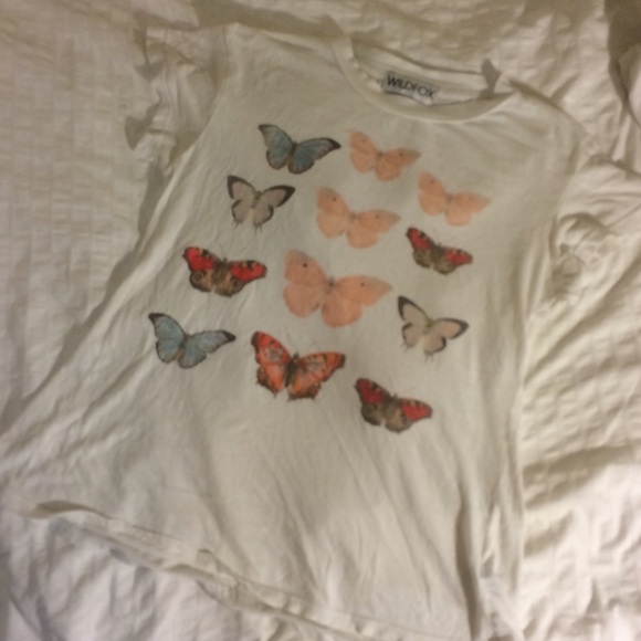 Wildfox butterfly collection tee