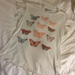 Wildfox butterfly collection tee