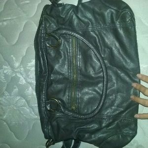 DARK GREY SHOULDER BAG