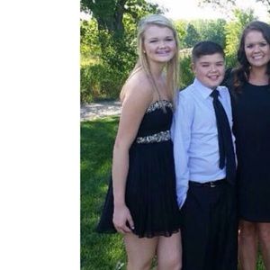 black homecoming dress