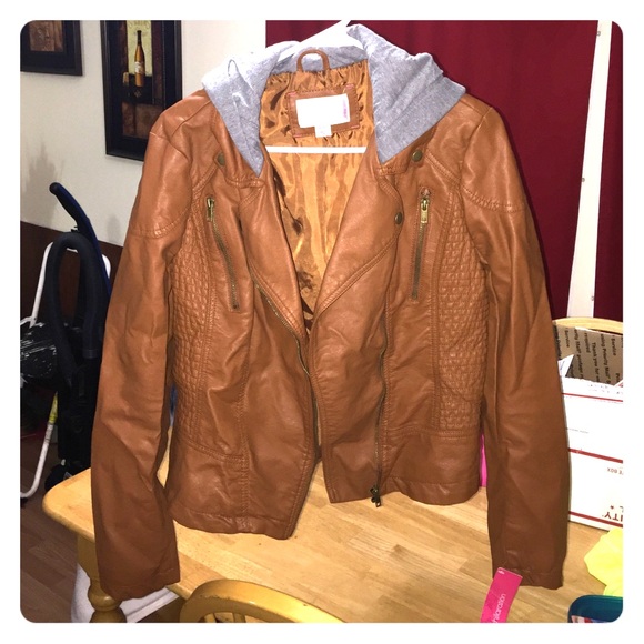 Faux Leather Jacket