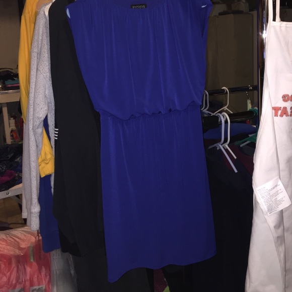 Blue short dress