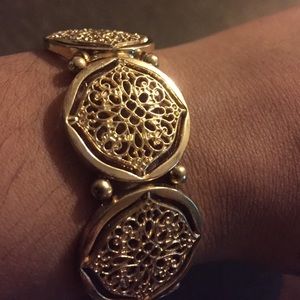 Gold mandala bracelet