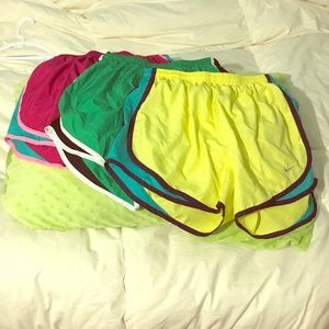 Neon Bundle! 3 Pairs of Small Nike Shorts